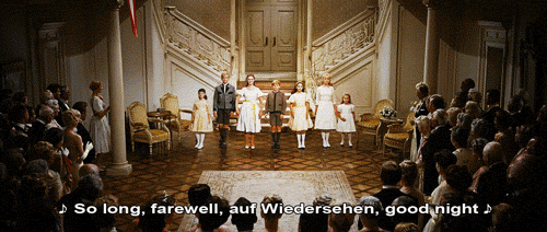 party,college,bye,attention,the sound of music,singing,eatertwins