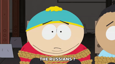 eric cartman,confused,tied up,russian