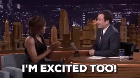excited,jimmy fallon,michelle obama,the tonight show,flotus,first lad,the little death