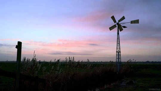 nature,perfect loop,windmill,dusk,cinemagraph,sunset,cinemagraphs,living stills
