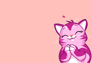 Розовая кошка. Розовый котик. Котенок на розовом фоне. Кошка на розовом фоне. Гифы вайбера