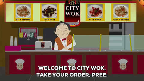 I take your order please. City Wok South Park. Саус парк ресторан гайванчи. Китайский ресторан Южный парк.