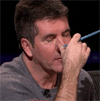 facepalm,simon cowell,angry,american idol,frustrated