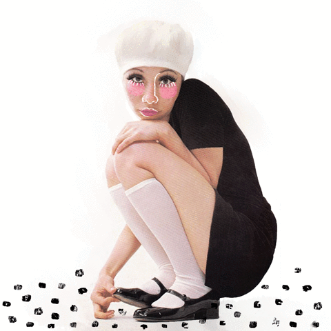babydoll,collage,asian,fashion,baby,art,cute,girl,design,vintage,illustration,retro,model,black,japan,women,white,sweet,makeup,cry,graphic,japanese,hat,pastel,dress,cutie,doll,cry baby