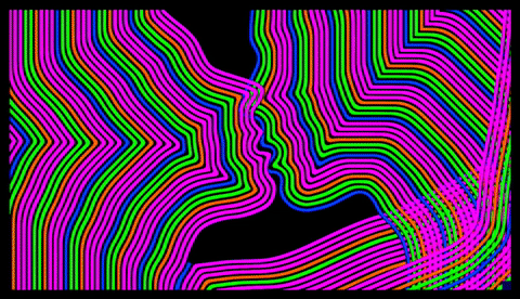 colors,trippy,acid,dmt,animation,psychedelic,abstract,digital art,lsd,perfect loop,the blue square,tie dye,black light