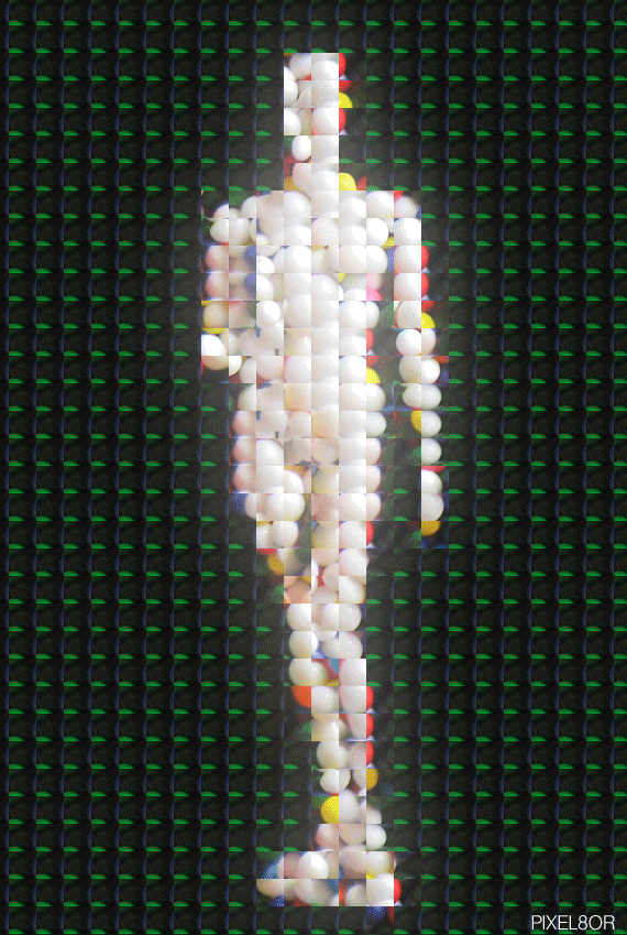 pixel8or,glitch art,candy,cybeunk,mannequin,webpunk,sprinkle