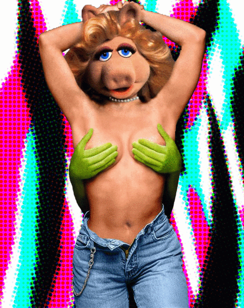 Animated GIF: miss piggy.