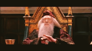 harry potter,dumbledore,clapping,applause