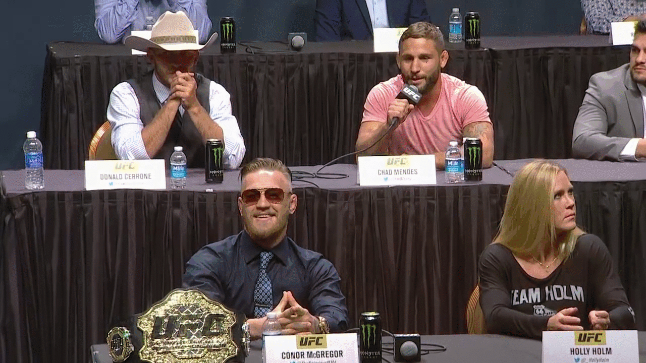 mcgregor,mma,big,something,mouth,press,conference,lot,minutes,dana,conor