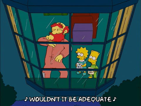 bart simpson,lisa simpson,episode 12,singing,season 17,listening,groundskeeper willie,17x12,moving arms,im too busy,hand gestures