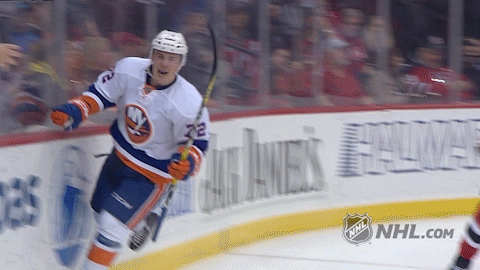new york islanders,excited,hockey,nhl,ice hockey,pumped,islanders,pumped up,fired up,ny islanders,beauvillier,anthony beauvillier