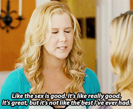 amy schumer,sigh,trainwreck,brie larson,horror scared,disasteeace,this is my favourite movie of the year