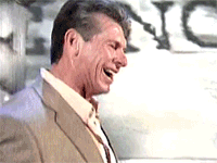 vince mcmahon,funny,wwe,wrestling,laughing,evil,evil laugh,chistosos