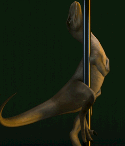 stripper,t rex,pole dance
