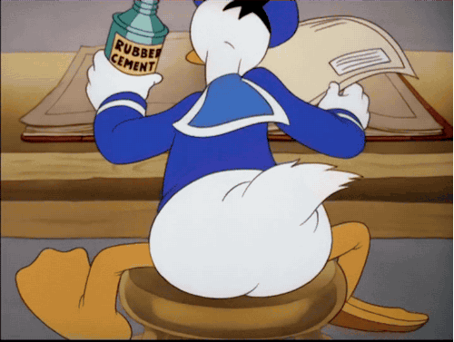Donald duck vintage chef donald GIF.