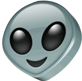 emoji,alien,animatedtext,emojis,rotation,aliens,et,transparent,smiles,outer space,beam up
