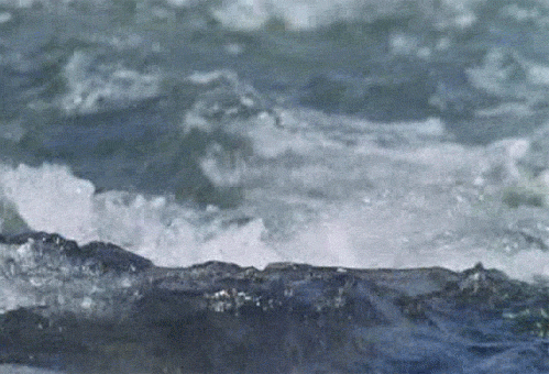 Бушующий океан. Анимированное море с волнами. Шторм на море гиф. Волны гиф. Волна отбегавшая от острого корабельного носа