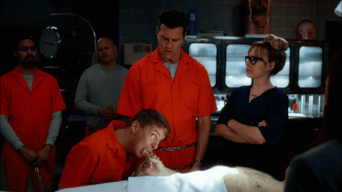 funny,comedy,laughing,finger,tbs,angie tribeca,angie,comedy show,police show