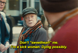 maggie smith,now playing,the lady in the van,i wanted to use that,literally
