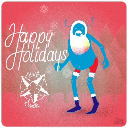 party,design,illustration,snow,artists on tumblr,type,happy holidays,snow flake