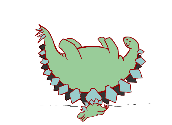 Динозавр зацикленный гифка.