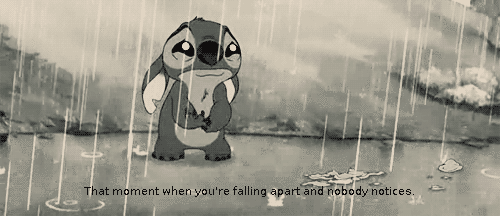 black and white,cry,stitch,it moves