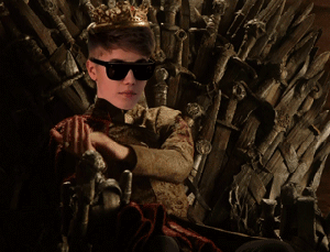 justin bieber,game of thrones,applause,clapping,mash up,joffrey