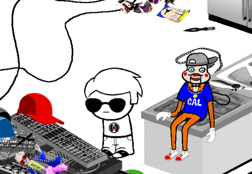 dave strider,surprise,puppets,lil cal