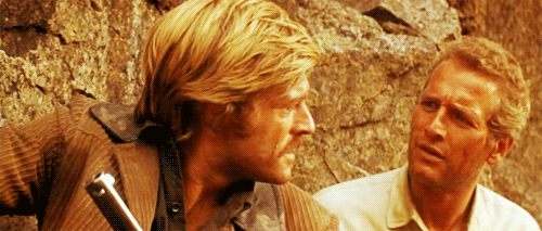 butch cassidy and the sundance kid,paul newman,funny,film,laughing,total film,gag reel,film news,butch cassidy