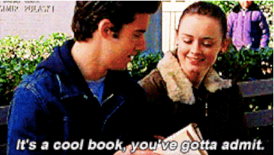grab ass,gilmore girls,rory gilmore,reactions,book,books,reading,i love reading,xf2013,indianambb,grabass