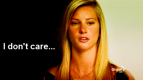 college,drinking,glee,cant stay objective,dont care,i dont care