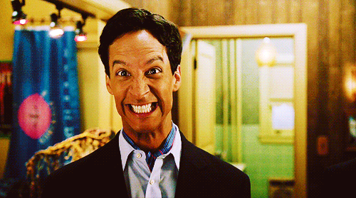 abed,excited,community