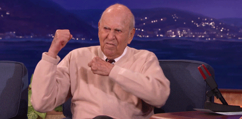 pissed off,carl reiner,angry,conan obrien,swearing
