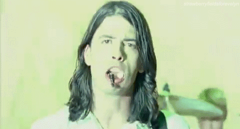 kurt cobain,90s,rock,grunge,nirvana,dave grohl,foo fighters,krist novoselic