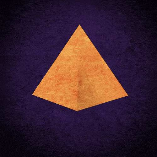 Pyramid spin. Пирамида gif. Вращающийся треугольник. Анимированная пирамида. 3д треугольник.