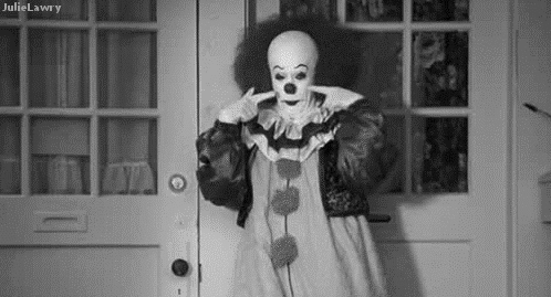 pennywise,horror,scary,film,makeup,costume,stephen king