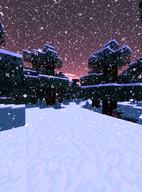 gaming,snow,minecraft,scenery,factoryparts