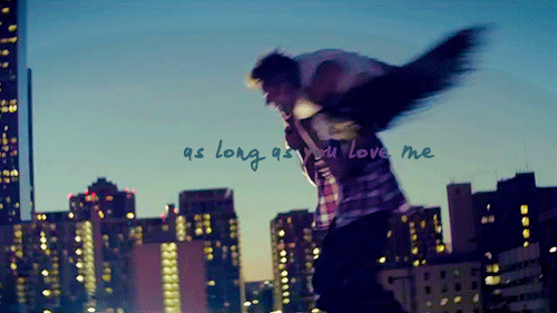justin bieber,love,music video,girl,night,couple,city,sunset,spin,jb,awww,as long as you love me,alaylm