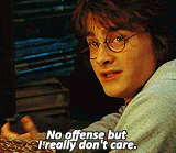 harry potter,dont care,i really dont care