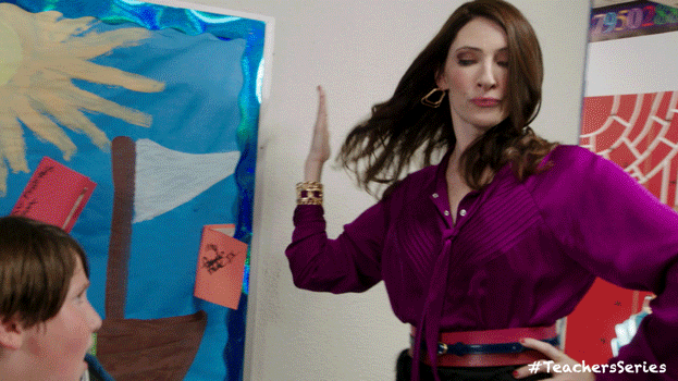 This Gif is about teacher,series,last day,last day of school,teachers,rofl,...