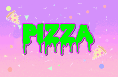 pizza,kawaii,pastel goth