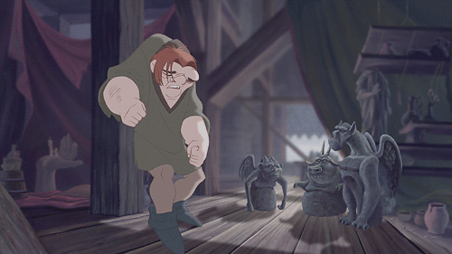 Animated GIF: the hunchback of notre dame.