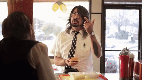 dave grohl,walk,foo fighters,cheese burger,false advertising