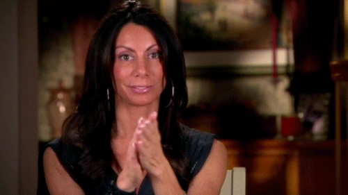 danielle staub,real housewives,clapping,applause,realitytvgifs,rhonj,real housewives of new jersey