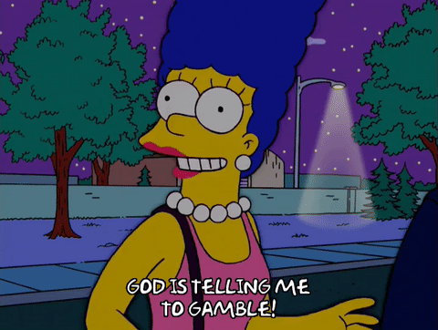 happy,marge simpson,episode 3,excited,season 15,necklace,15x03