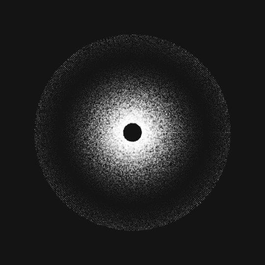 perfect loop,processing,black and white,trippy,creative coding,p5art,openprocessing