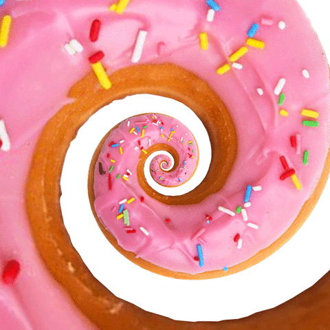 sugar,zoom,doughnut,donut,fried,dunkin,strawberry,strawberry frost,homer simpson,endless,food,loop,pink,perfect,sweet,colorful,fat,yum,yummy,delicious,donuts,frost,multicolor,pinky,konczakowski,sweetie