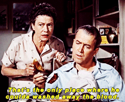 thelma ritter,movies,eating,classic,hitchcock,james stewart,rear window