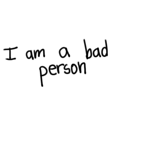 Время первых фразы. Bad person. I am Bad. I am a Bad person. I am Bad Bad Bad Bad Bad.