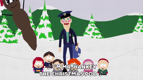 christmas,snow,children,poop,mr hankey